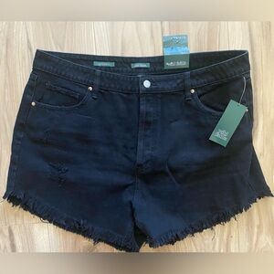 Wild Fable Black Jean Shorts Distressed Highest Rise New with tags. Size 18